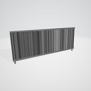 3dモデル　フェンス　エクステリア　