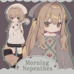 Morning Nepenthes【まめふれんず・うささき・みなほし対応服】割烹着