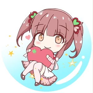 智絵里アクリルキーホルダー（ブルー）