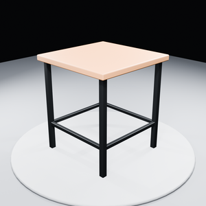 【3Dモデル】Industrial Side Table｜ローポリ家具｜Blender / FBX / GLB