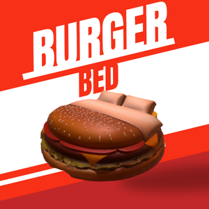 🍔 Burger Bed – AI-Generated 3D Model by Rainunik