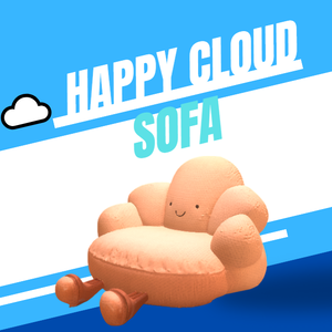 ☁️ Happy Cloud Sofa – AI-Generated 3D Prop by Rainunik