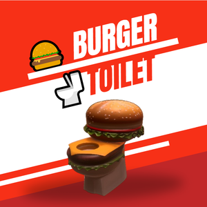 🍔🚽 Burger Toilet – AI 3D Prop by Rainunik