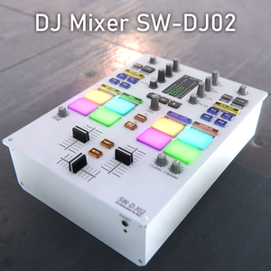 【VRChat向けアセット】DJミキサー SW-DJ02 White