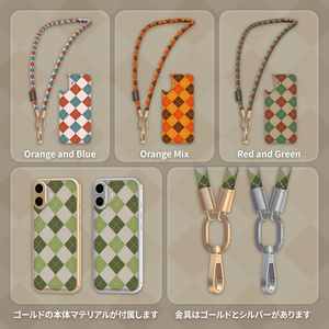 【9種+改変用PSD】BloomPhone 3用アーガイル柄マテリアルセット Argyle Collection ストラップ+背面パネル+金ボディ 缩略图 3