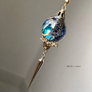 三日月と星のサンキャッチャー（全3色）Swarovski crystal使用