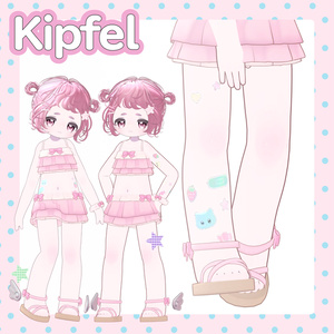 ☆Puffy Wink!☆Hologram Sticker texture【3アバター対応】 缩略图 3