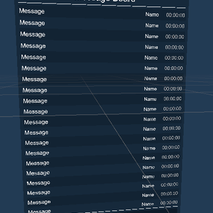 MessageBoard - VRChat World UdonSharp 伝言板アセット