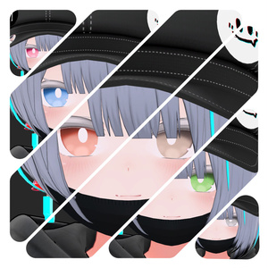 桔梗用白瞳孔しんぷるアイテクスチャ(6色) 缩略图 4