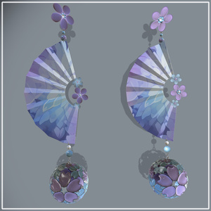 🍙Japanese style Earring🍙Fanfare Dangle 缩略图 4