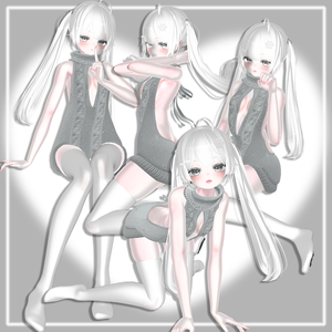 🤍FREE🤍撮影向けエッチかわ座りポーズ＊４第二弾