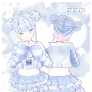 𖹭ʚcute odango ɞ𖹭vrchat hair𖹭 缩略图 13