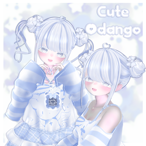 𖹭ʚcute odango ɞ𖹭vrchat hair𖹭