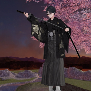 【VRChat想定】妖刀 -八咫烏- 【抜刀ギミック・パーティクル付き】 缩略图 8