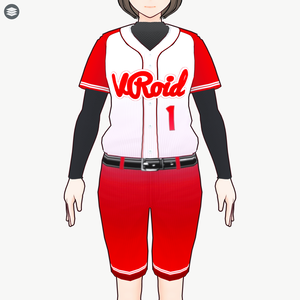 [VRoid]ソフトボール・野球風ユニフォーム