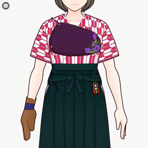 [VRoid]大正浪漫風弓道着セット