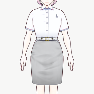 [VRoid]ダブルリングミニスカートセット