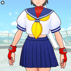 [VRoid1.0]ストリートファイターなりきりセット