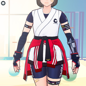 [VRoid1.0][FREE]格闘フィットネスセット