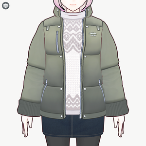 [VRoid][FREE]ウィンターカジュアルセット