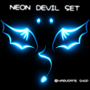 【アニメーション付き】Neon Devil Set
