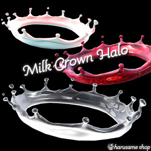 【動く!】Milk Crown Halo