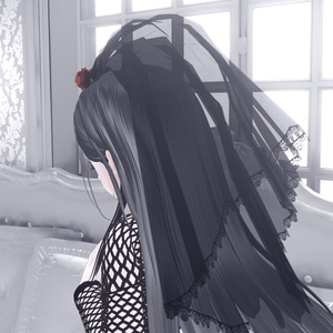 【VRChat想定】薔薇ヴェール【全アバター対応】 缩略图 3