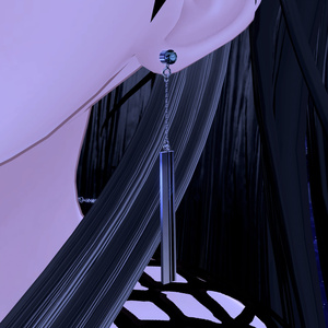 【VRChat想定】ロングバーピアス 缩略图 3