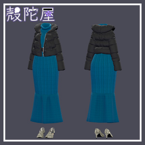 【10アバター対応】WinterMermaid【VRChat想定】 缩略图 6