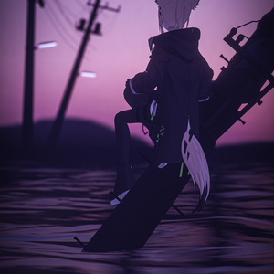 二次受注生産】凪白みと_オリジナルデスクマット1000×350