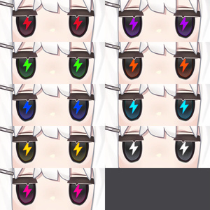【キプフェル kipfel専用】ネオンイナズマアイテクスチャ 缩略图 2