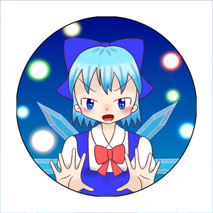 【缶バッジ】チルノ57mm