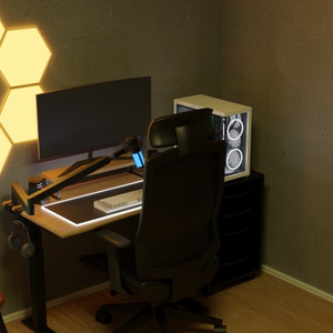 3DCG 【StylishGamingRoom】ゲーミングルーム 缩略图 2