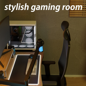 3DCG 【StylishGamingRoom】ゲーミングルーム