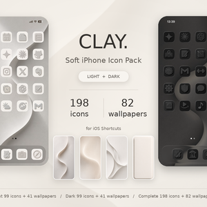 CLAY. iPhone Icon Pack