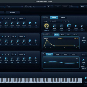 Cobalt Drift Neo Synthsizer Demo - VST3 / CLAP / Standalone -