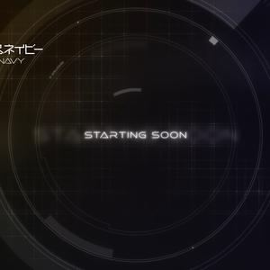 配信待機画面「Motion Circle」Dark