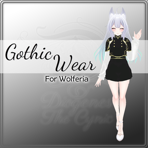 [3Dモデル]ゴシックウェア(Wolferia●ウルフェリア専用)