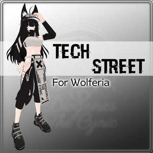 [3Dモデル]テックストリート(Wolferia●ウルフェリア専用)