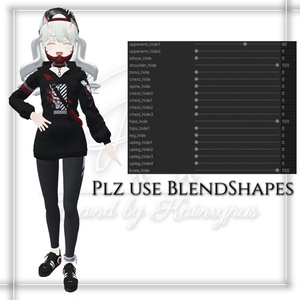 [3Dモデル]モダン鬼コスチューム(Grus 専用) 缩略图 7