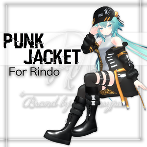 [3Dモデル]パンクジャケット(Rindo●竜胆専用)