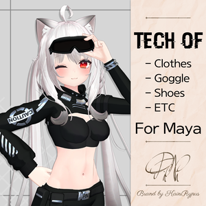 [3Dモデル]Tech_OF(Maya●舞夜専用)