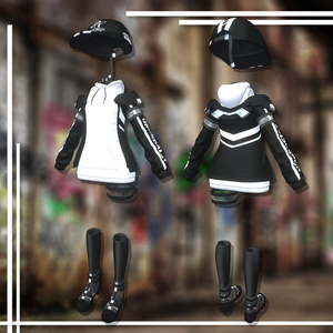 [3Dモデル]Summer_Hoodie(Karin●カリン専用) 缩略图 4