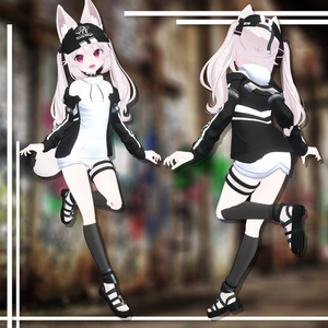 [3Dモデル]Summer_Hoodie(Karin●カリン専用) 缩略图 3