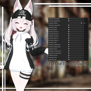 [3Dモデル]Summer_Hoodie(Karin●カリン専用) 缩略图 5