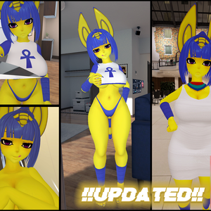 Sexy Ankha VRChat Avatar 3.0 PhysBones
