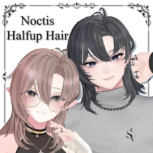Noctis Halfup Hair 【14アバター対応】#SELVIA_jp