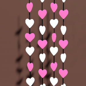 Heart Fairy lights / String Lights - Unity prefab VRchat