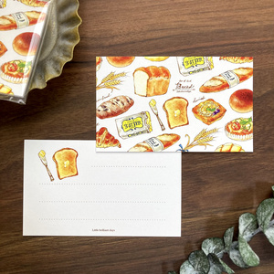 Message Card "Bread"《8sheets》｜パンのメッセージカード