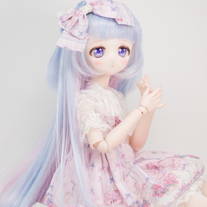 カカ星球】【6-7inch】ドールウィッグ おさげツインテール